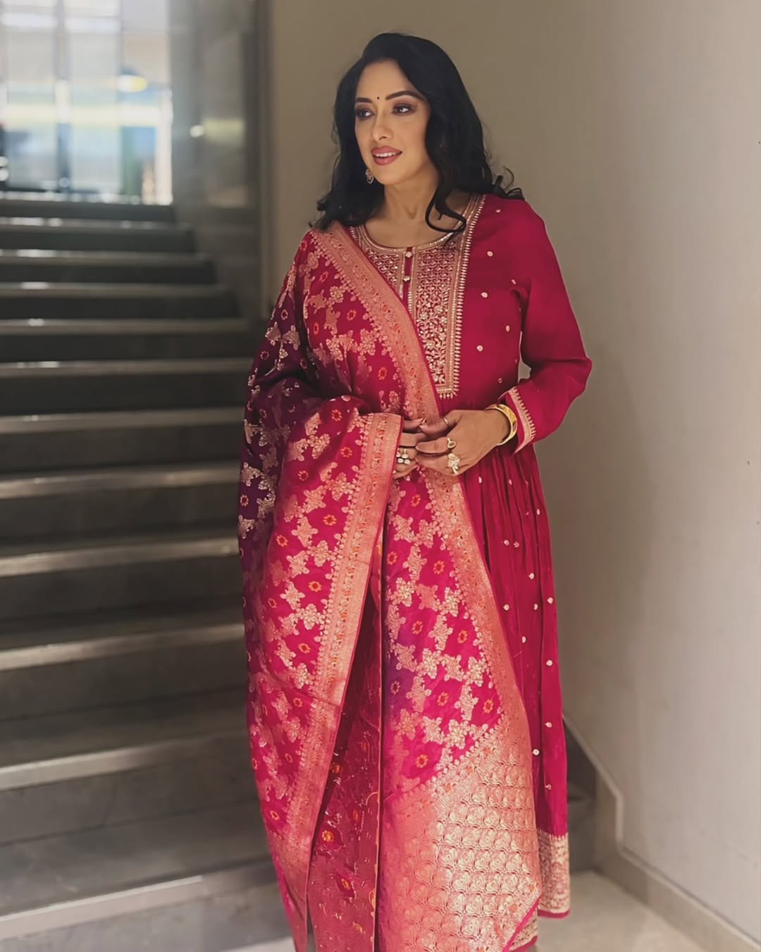Gulbahaar Banarasi Anarkali Set