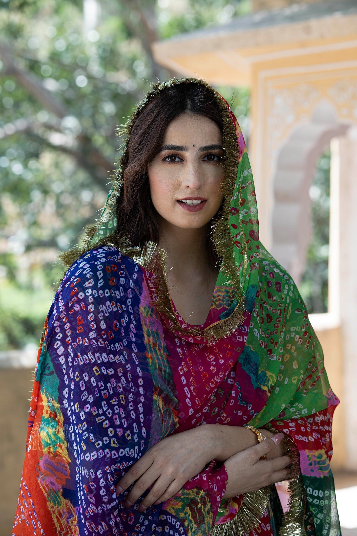 Rang Anarkali Kurta with Pant & Dupatta (Set of 3)
