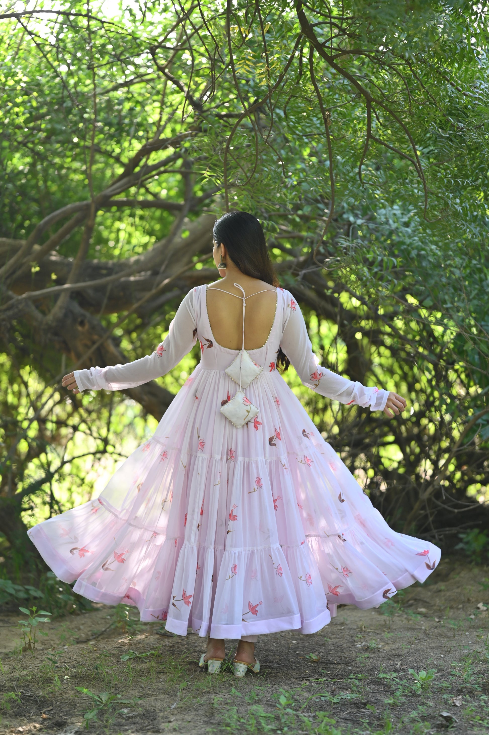 Lotus Anarkali Gown set
