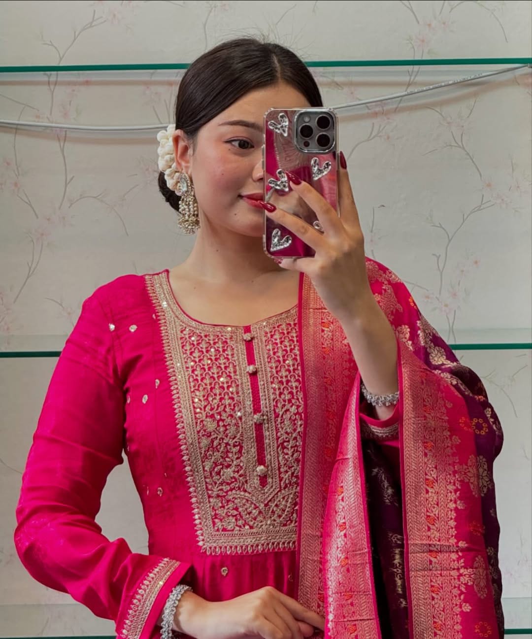 Gulbahaar Banarasi Anarkali Set