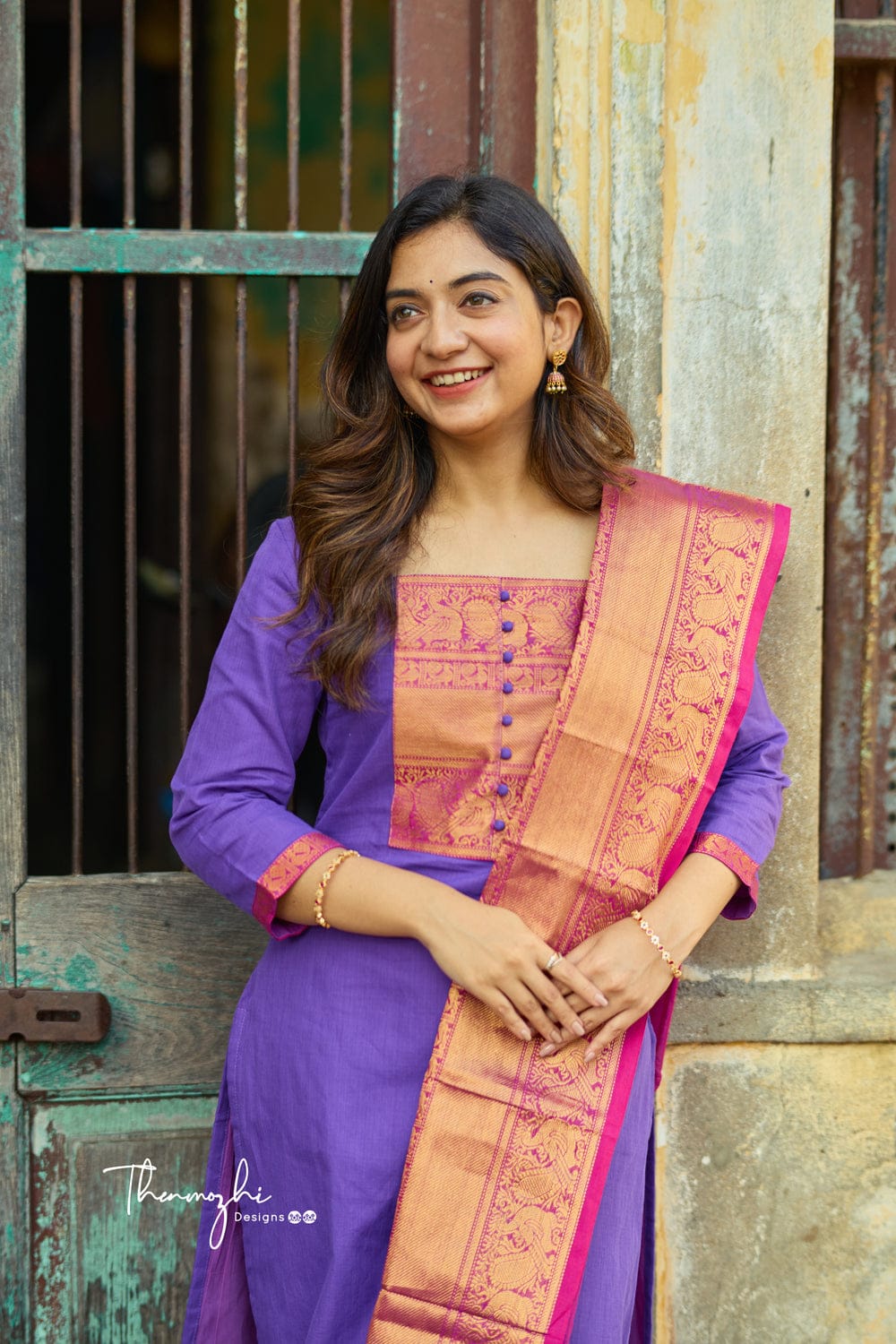 Jacquard Peacock Design Suit Set